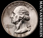 1944-S Silver Washington Quarter - Choice Gem Brilliant Unc  Lustrous  #i6435
