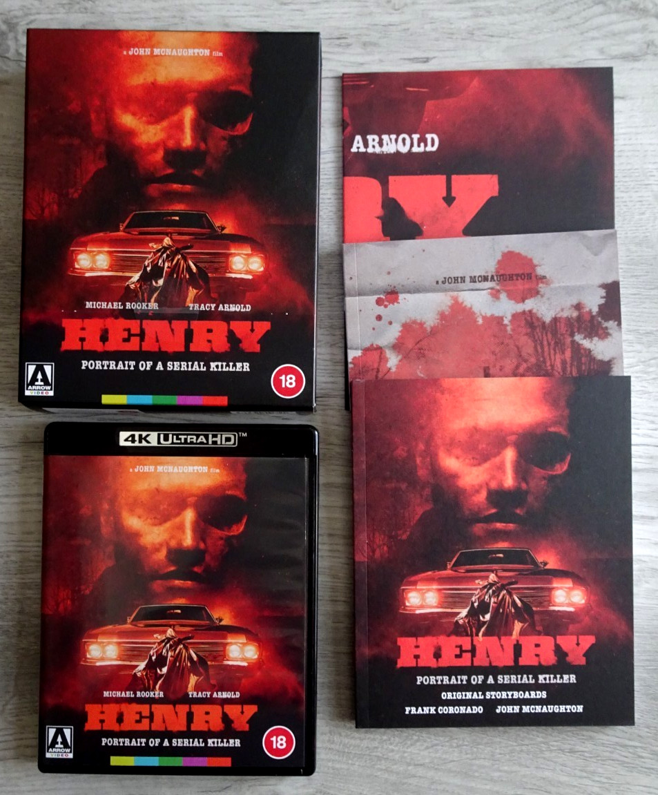 Henry Portrait Of A Serial Killer 4K Blu-ray Arrow Video Limited Edition Set