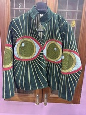 Handmade Bottle Green Velvet Jacket~Evil Eye ...