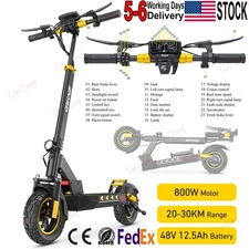 iENYRID Electric Scooters With Seat,800W 48V 12.5Ah Foldable Commuting eScooters
