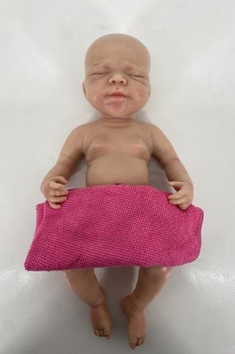 Abenduot 11'' Zoll Ganzkörper Silikon Reborn Baby, Real Life Babypuppen Silikon