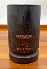 Stark 1-1/4" 1" Drive Impact Socket CR-MO USA 6 Point New