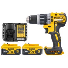 Dewalt DCD796 18V Brushless Compact Combi Drill + 2 x 5.0Ah Batteries & Charger