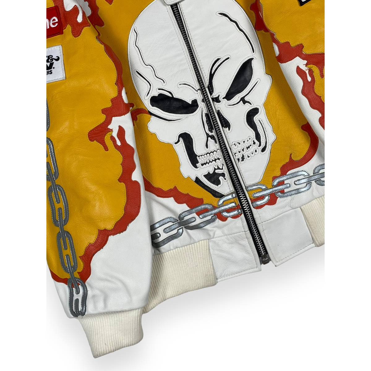 2019 Supreme Vanson Leather Ghost Rider Jacket | eBay