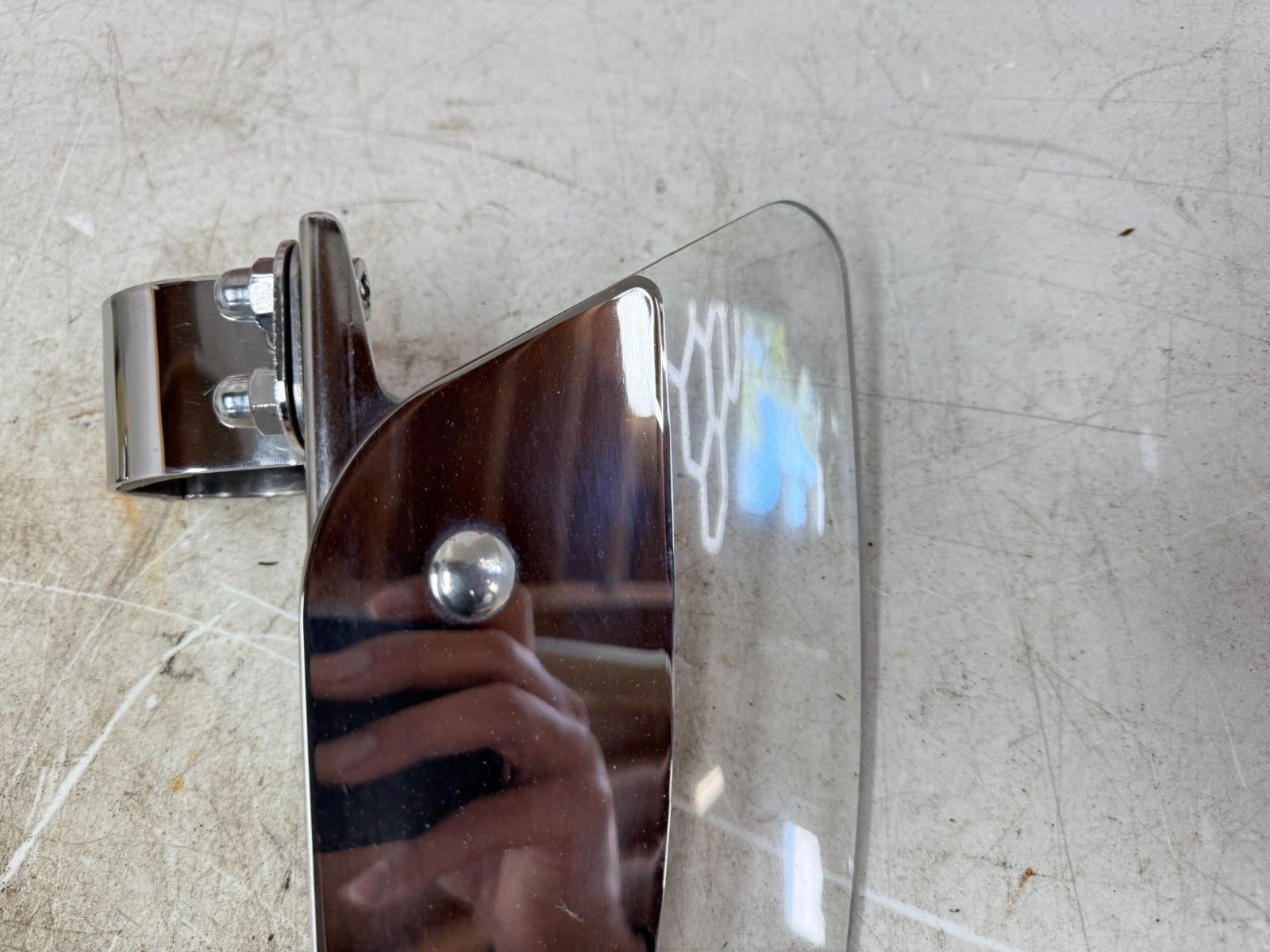 2007 Victory Kingpin OEM Fork Air Wind Deflector Pair W/ MTG Hardware