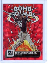 Fernando Tatis Jr. Bomb Squad Red /149 2022 Donruss #BS-5