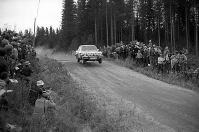 Anders Kullang Claes Goran Andersson Opel Ascona 1000 Lakes Rally - Old Photo 6