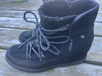 SKECHERS PLUS 3 Boot- TROIS SIZE 7 BLACK, GUC, free shipping  display picture 3