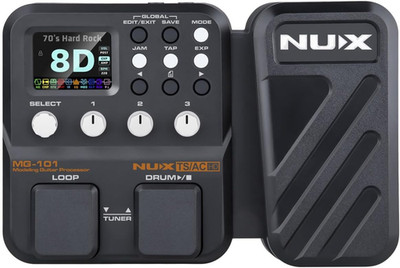 MG-101 Multi Effects Pedal, 25 Classic Amps, 512 Samples IR Resolution, 46 FX, E