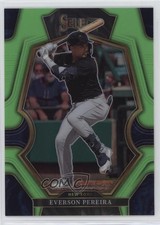 2023 Panini Select Premier Level Neon Green Prizm 62/75 Everson Pereira #163 4pn