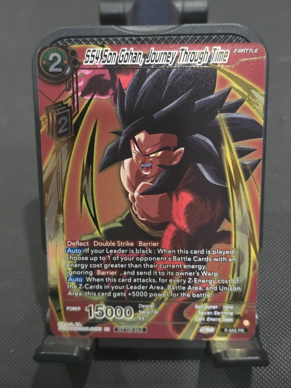DBS Masters - SS4 Son Gohan, Journey Through Time - Promo Winner Gold P-658 ENG