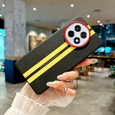 For OnePlus 13 5G, Unique Hybrid Armor Leather Hard Shell Back Skin Cover Case