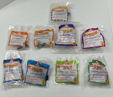 New 1995 McDonalds Spider-Man Happy Meal Toys Set of 8 Happy Meal Toys Under 3