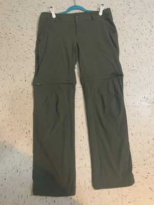 Columbia Omni Shield Convertible Pants Green Women s Size 12