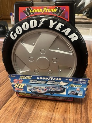 REDBOX GOODYEAR TIRE ROLLING CARRYING CASE 1990 s New