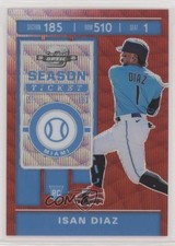 2020 Panini Chronicles Contenders Optic Ruby Wave Prizm /199 Isan Diaz #27 9cf