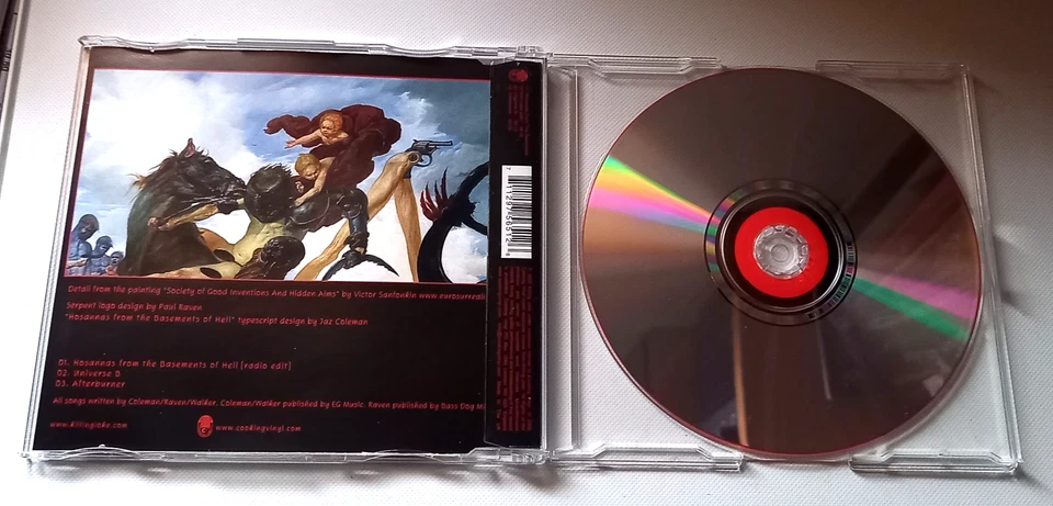 Killing Joke – Hosannas From The Basements Of Hell - Rare UK CD Single Foto 3 de 3