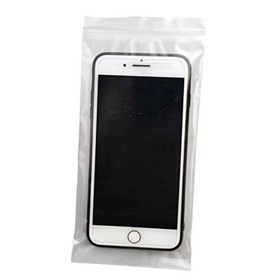 100Pcs Transparent Mobile Phone Dust Bag Flat Mouth Disposable Cell Phone Anti 
