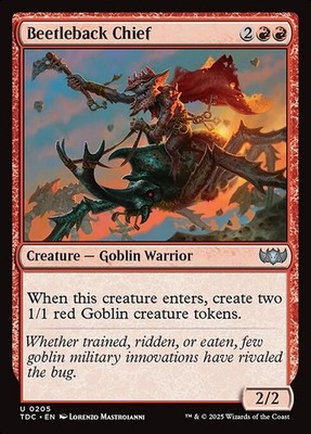 Beetleback Chief 205 U Normal TDC MTG NM