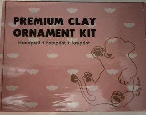 NEW Baby Leon Premium Clay Ornament Making Kit Craft Child Handprint/ Footprint