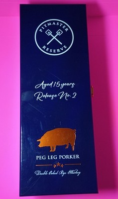 BOX ONLY - Peg Leg Porker Distillery Box Aged 15 Years Release No. 2 Original