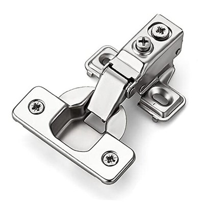  Pack 25 Pairs Short Arm Kitchen Cabinet Hinges for 5/8 Inch Overlay Cabinet 50