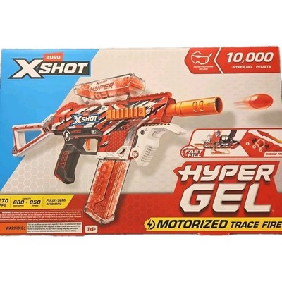 X-Shot Hyper Gel Motorized Trace Fire SMG Gel Blaster 170 FPS 850 Full/Semi
