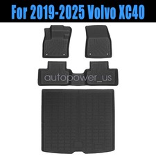 TPE Floor Mats / Trunk Cargo Liner waterproof 3D Model For 2019-2025 Volvo XC40