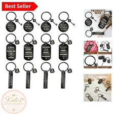 12 Customized Appreciation Keychains in Bulk - Thoughtful Gifts for Colleagues