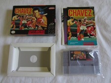 Chavez Boxing (SNES) Super Nintendo CIB 100% Complete Box 1993 ASC RARE