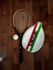 Rare KAWASAKI Wooden Soft Tennis Racket NUMBER ONE