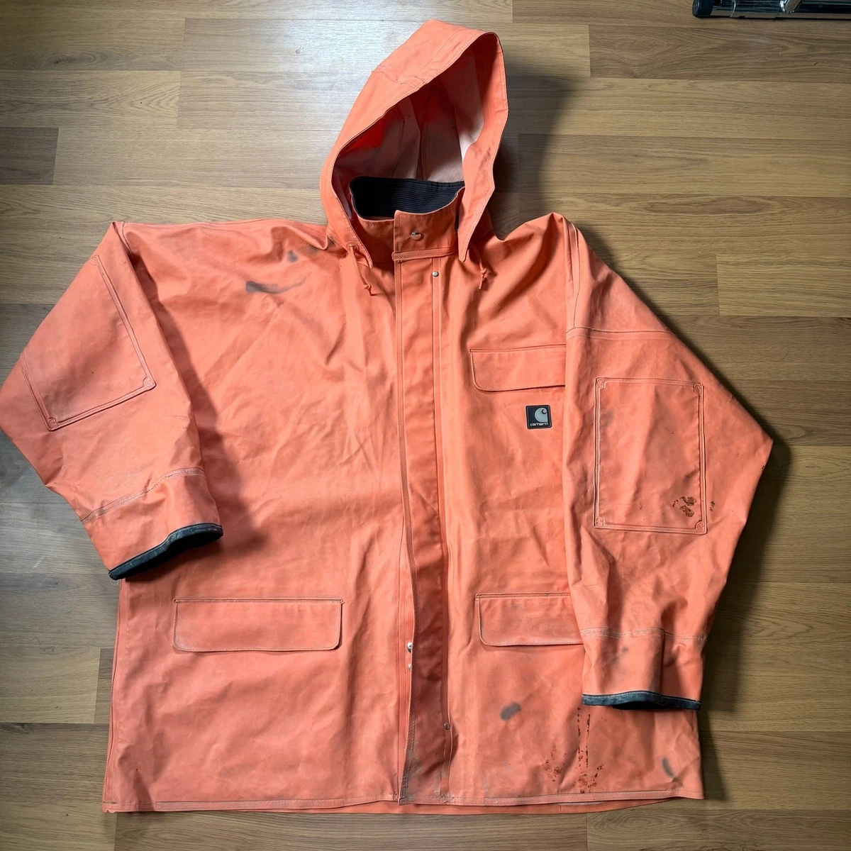 Rain Coats Orange Coats, Jackets & Vests for PVC Outer Shell Men