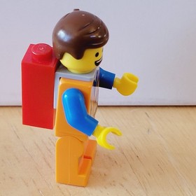 LEGO&reg; Emmet  - The Lego Movie -  Minifigure with Piece of Resistance