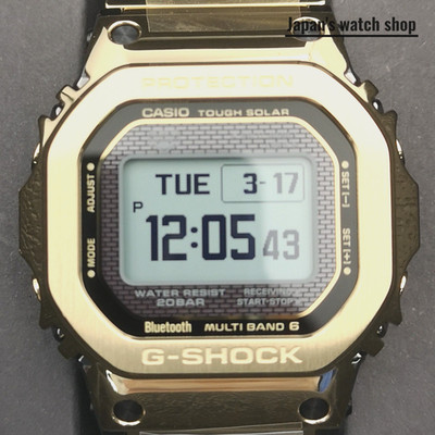 CASIO G-Shock GMW-BZ5000GD-9JF Gold Solar Stainless Steel Men's Watch New in Box