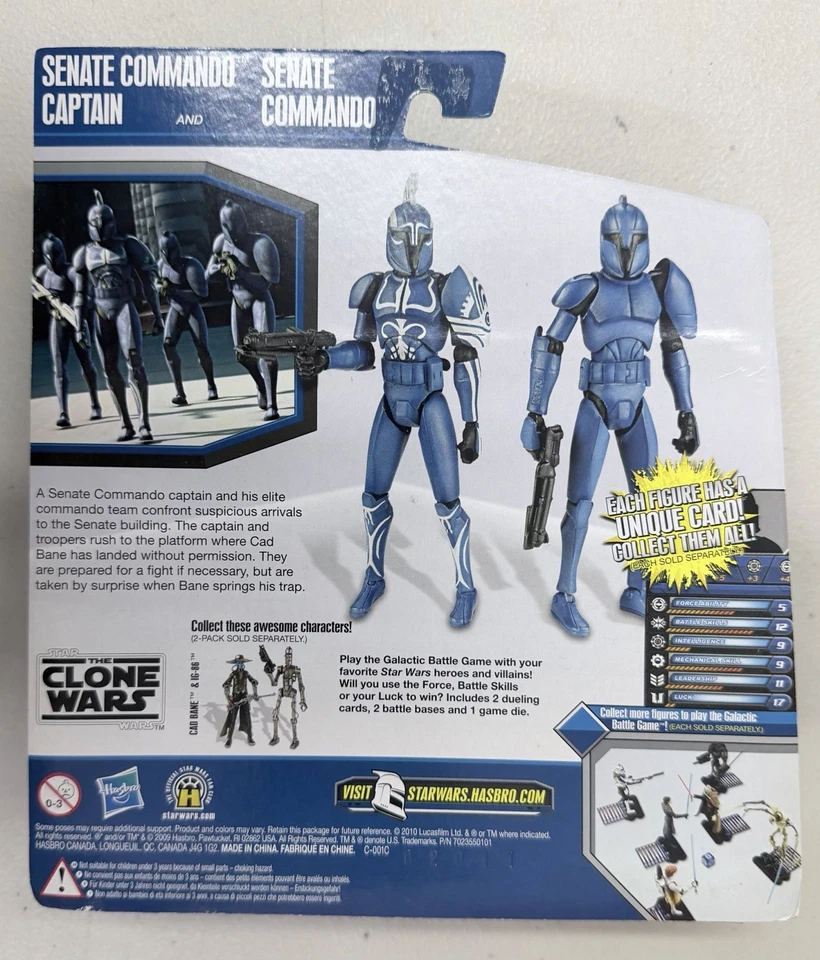 Hasbro Star Wars The Clone Wars Comando del Senado Capitán y Comando del Senado Nuevo Foto 2 de 2