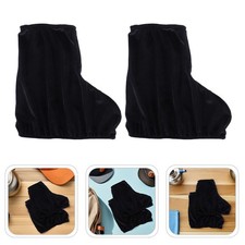 2 Pair Ice Skate Covers Adjustable Shoes Dance Protectors Elastic Boot