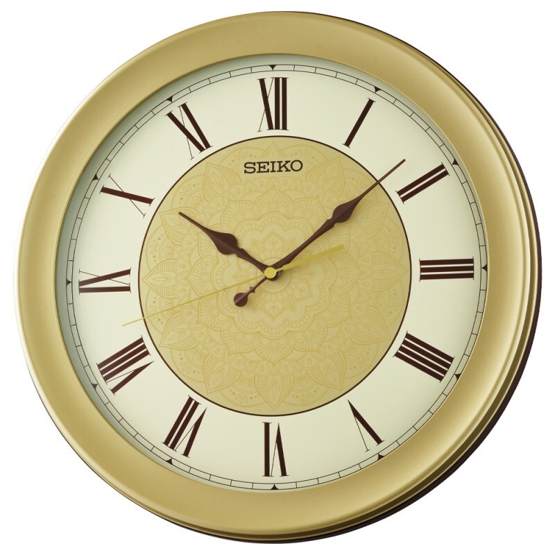 Seiko Retro Oriental Wall Clock QXA835G RRP £75.00