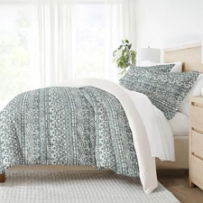 Linen Market OPEN BAG King Duvet Cover Set Navy 3-Piece Size King