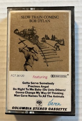 Bob Dylan Cassette Tape Slow Train Coming Folk Rock 