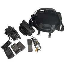 Sony Video8 CCDTRV41 Camcorder Bundle Color Viewfinder 24x Zoom - Working