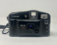 Canon Sure Shot Owl 35mm Film Point Shoot Camera AF Flash Black