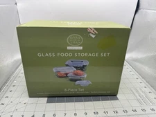 Glass Food Storage set ( Dash of That )8 Pieces Set