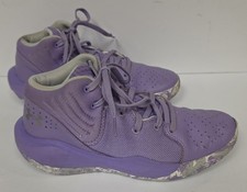 Under Armour Jet'21 Youth GS School Basketball Shoes Size 6 Violet