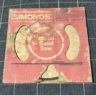 Simonds Metal Band Saw Blade 1/4  - Still Packaged but Old Stock - Unsure Part #