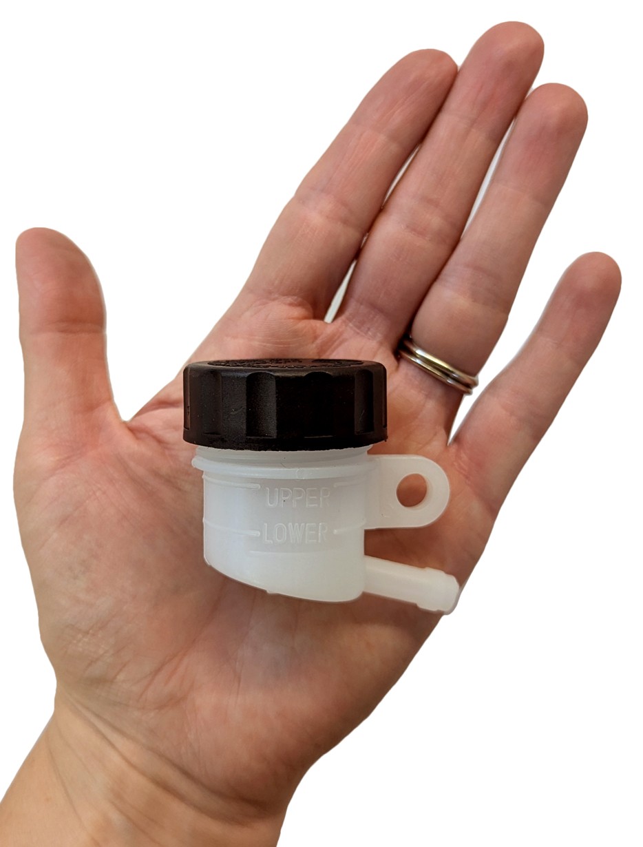 CRU Products Universal Motorcycle Clutch or Brake Master Cylinder Cup Reservoir