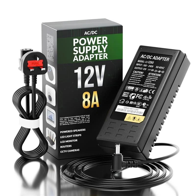 AC-DC 12V 1-10A Power Supply Adapter Charger Transformer for 3528/5050 LED Strip - Image 4 of 4