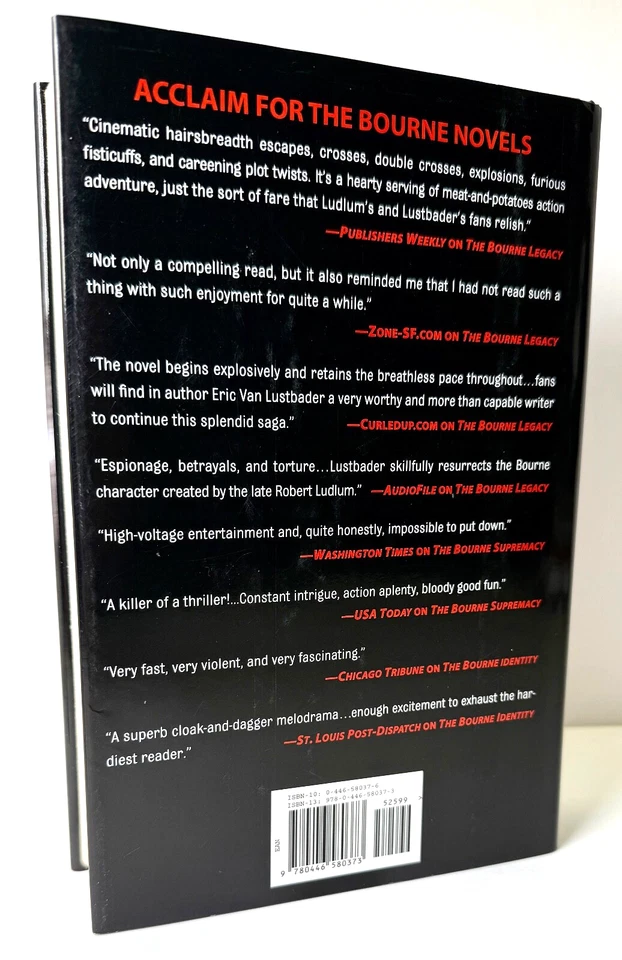 Robert Ludlum's Bourne Betrayal, Eric Van Lustbader HCDJ 1st print LIKE NEW - Image 2 of 4