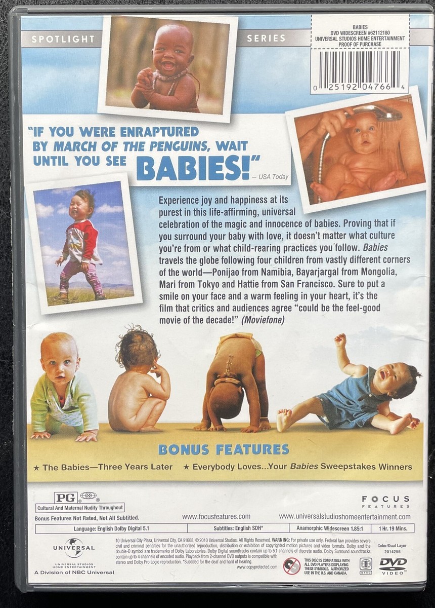 Everybody Loves Babies (DVD, 2010) Documentary Focus Features