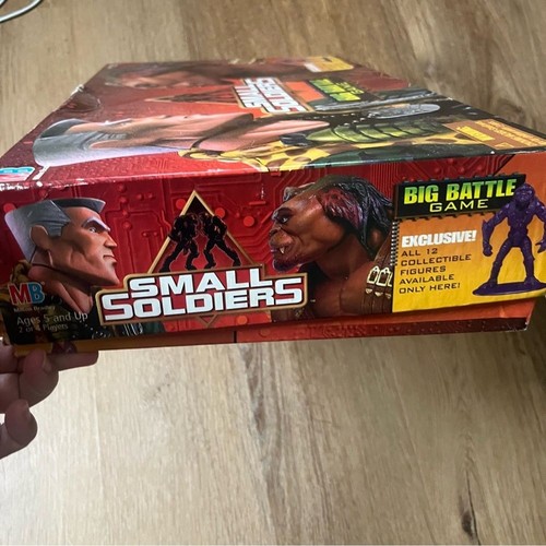 Piccoli Soldatini Vintage Grande Battaglia Gioco Milton Bradley Gorgonite Figure - Foto 3 di 11