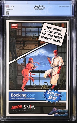 CGC 9.6 AMERICA #1 MARVEL 2017 1ST PRINT CHAVEZ SOLO VEREGGE HIP HOP VARIANT - Picture 2 of 2